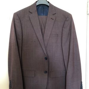 Calvin Klein Plum Solid Suit